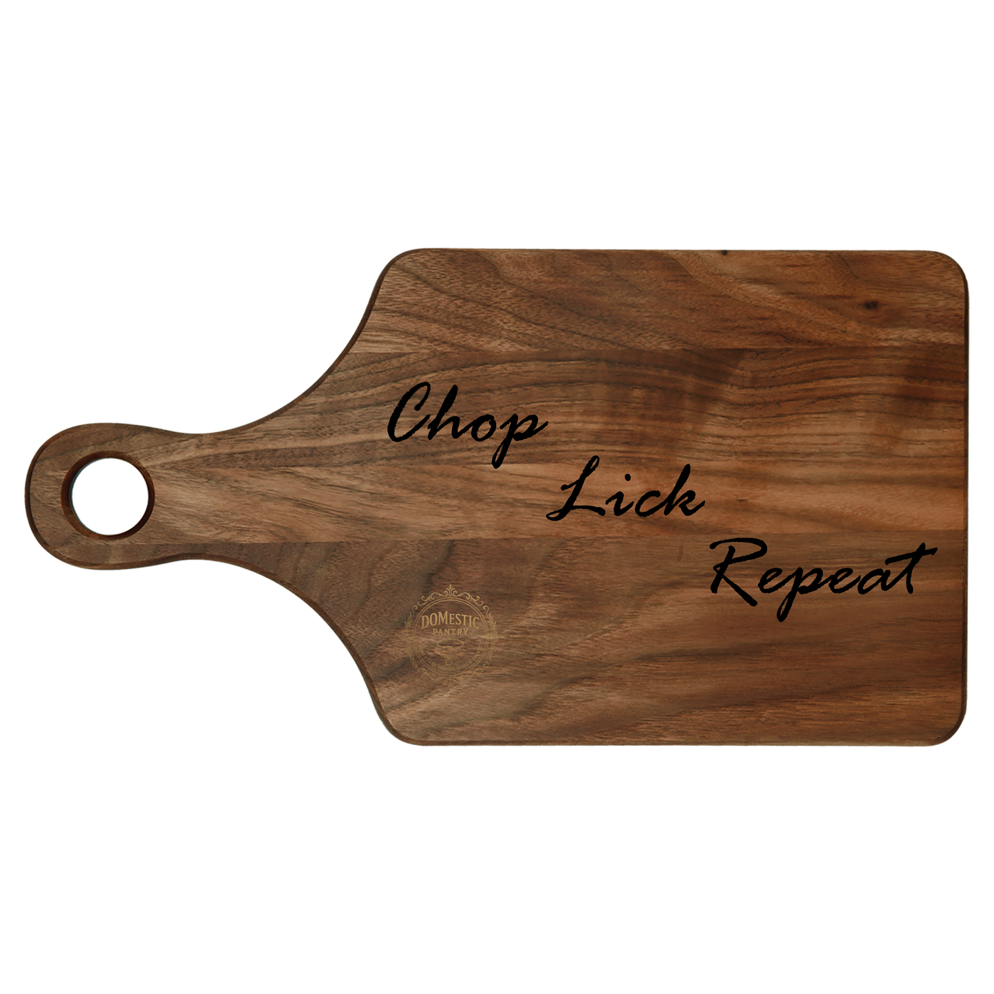 Cutting Board Spank Paddle - Chop, Lick, Repeat