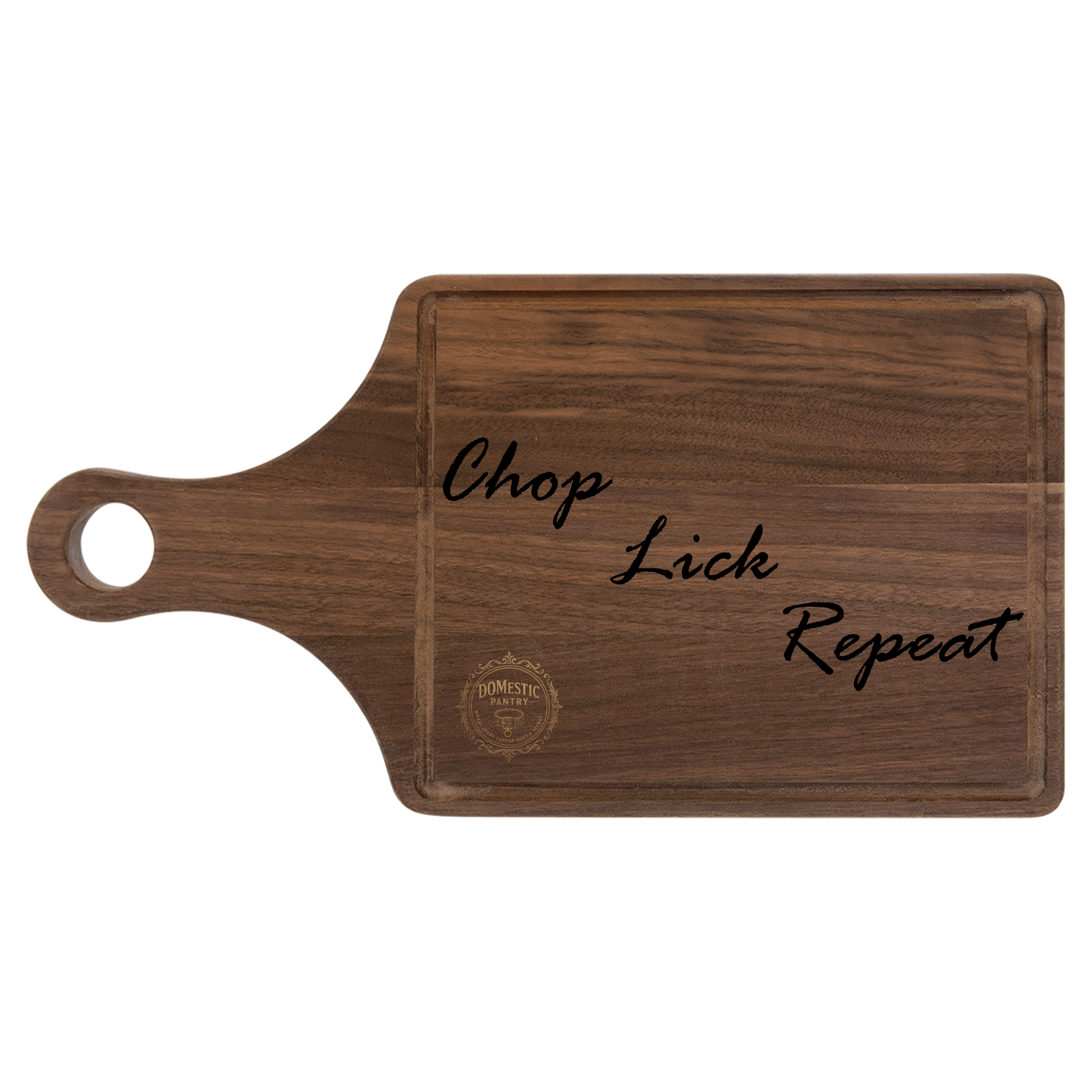 Cutting Board Spank Paddle - Chop, Lick, Repeat