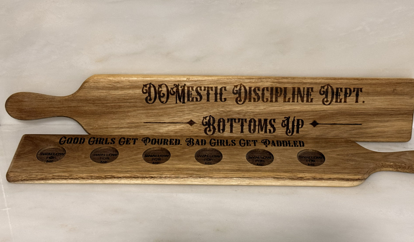 DOMestic Discipline Dept Shot Board
