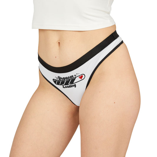 Women’s Thongs - Orgasm Loading - Fun and Cheeky Lingerie for Playful Moments, Perfect Gift for Anniversaries, Honeymoons, Holidays, [...]