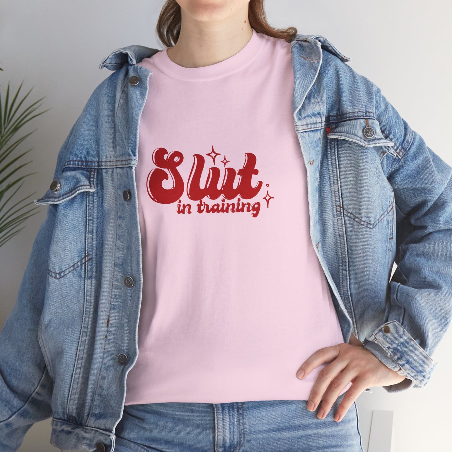 Graphic Tee - Slut In Training - Red