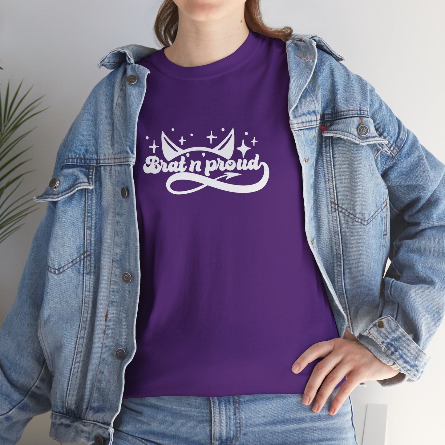 Graphic Tee - Brat n Proud Unisex Heavy Cotton Tee