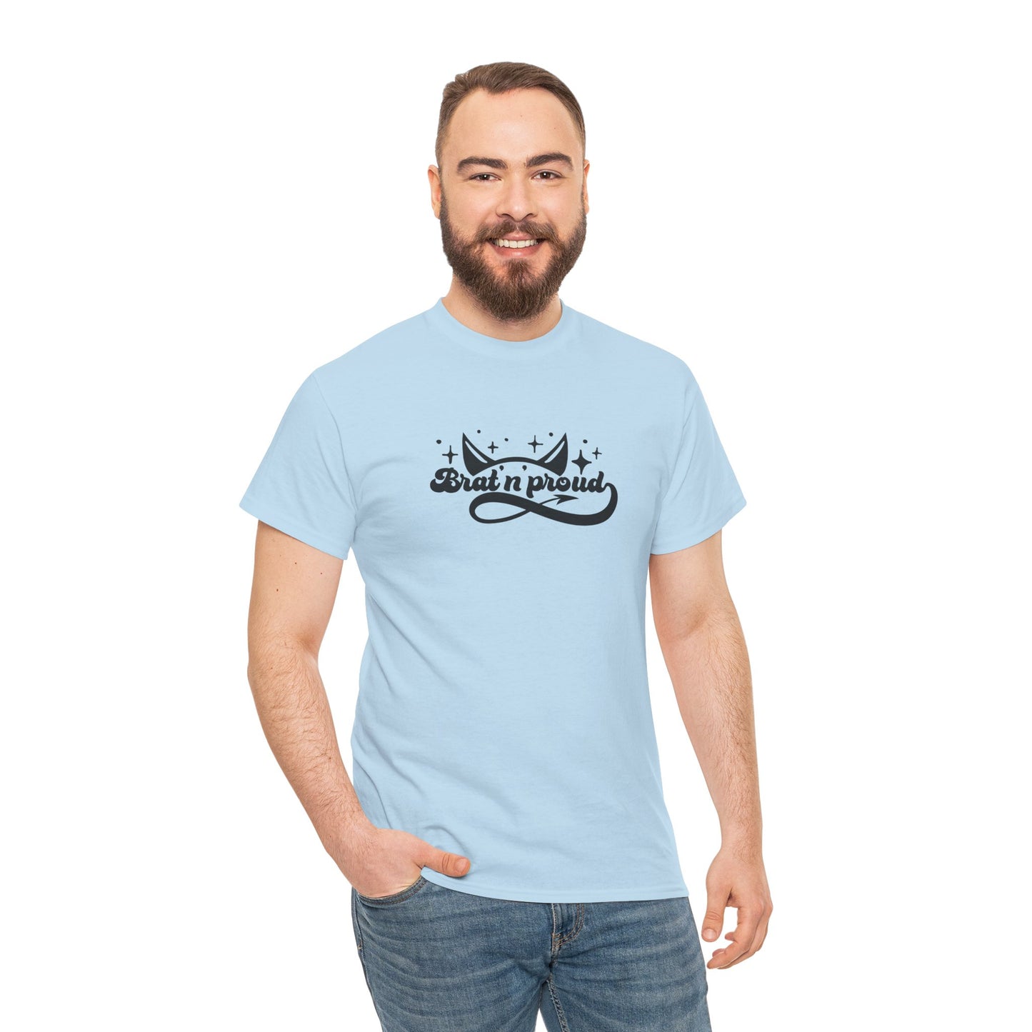 Graphic Tee - Brat n Proud Unisex Heavy Cotton Tee