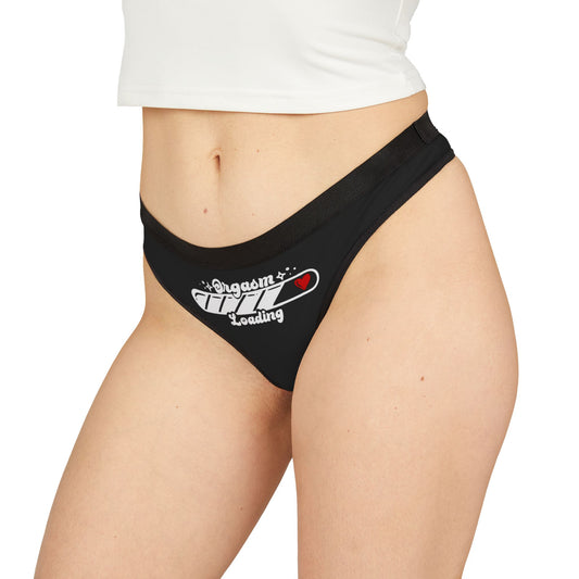 Women’s Thongs - Orgasm Loading - Fun and Cheeky Lingerie for Playful Moments, Perfect Gift for Anniversaries, Honeymoons, Holidays, [...]