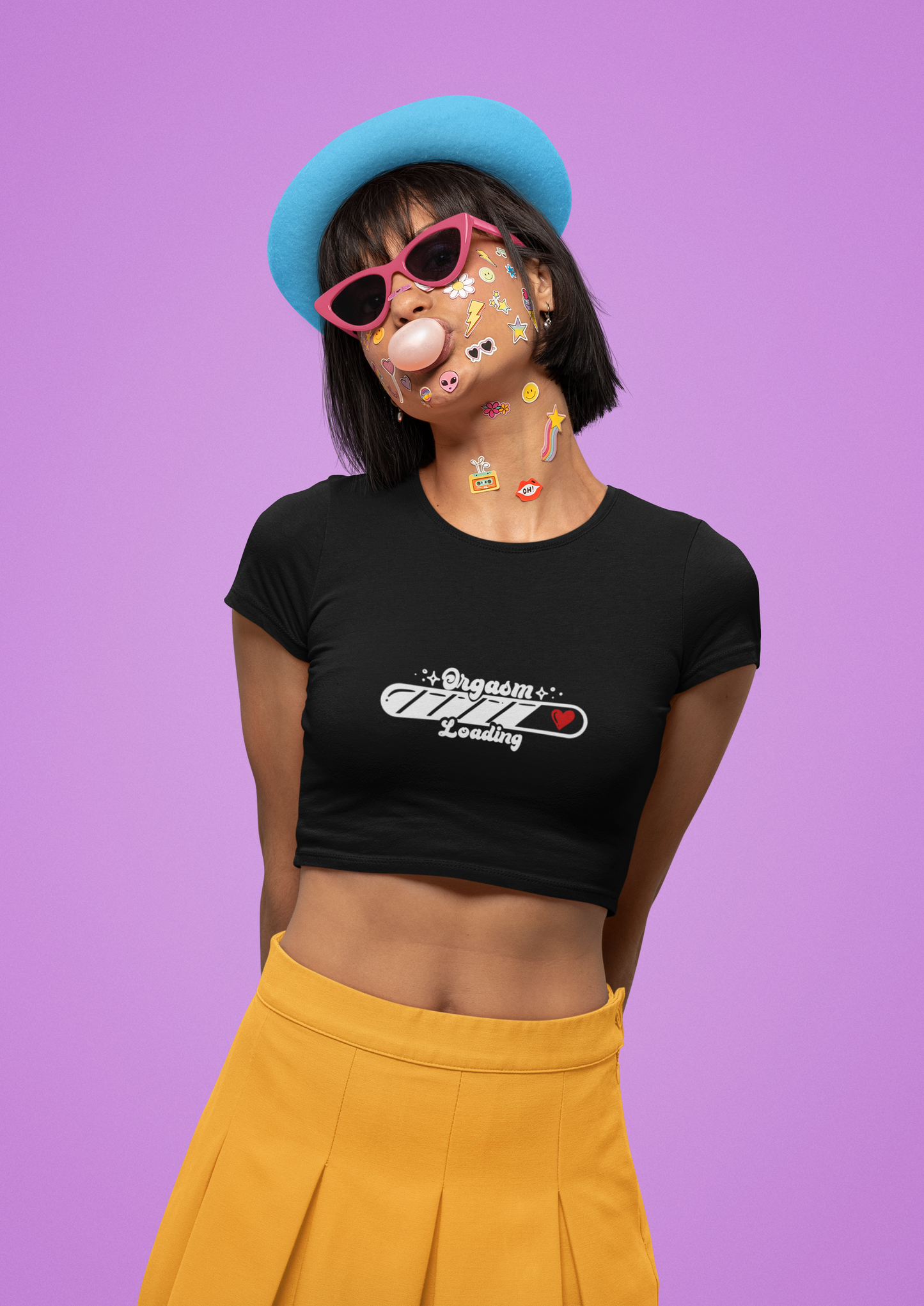 Orgasm Loading Crop Top Tee