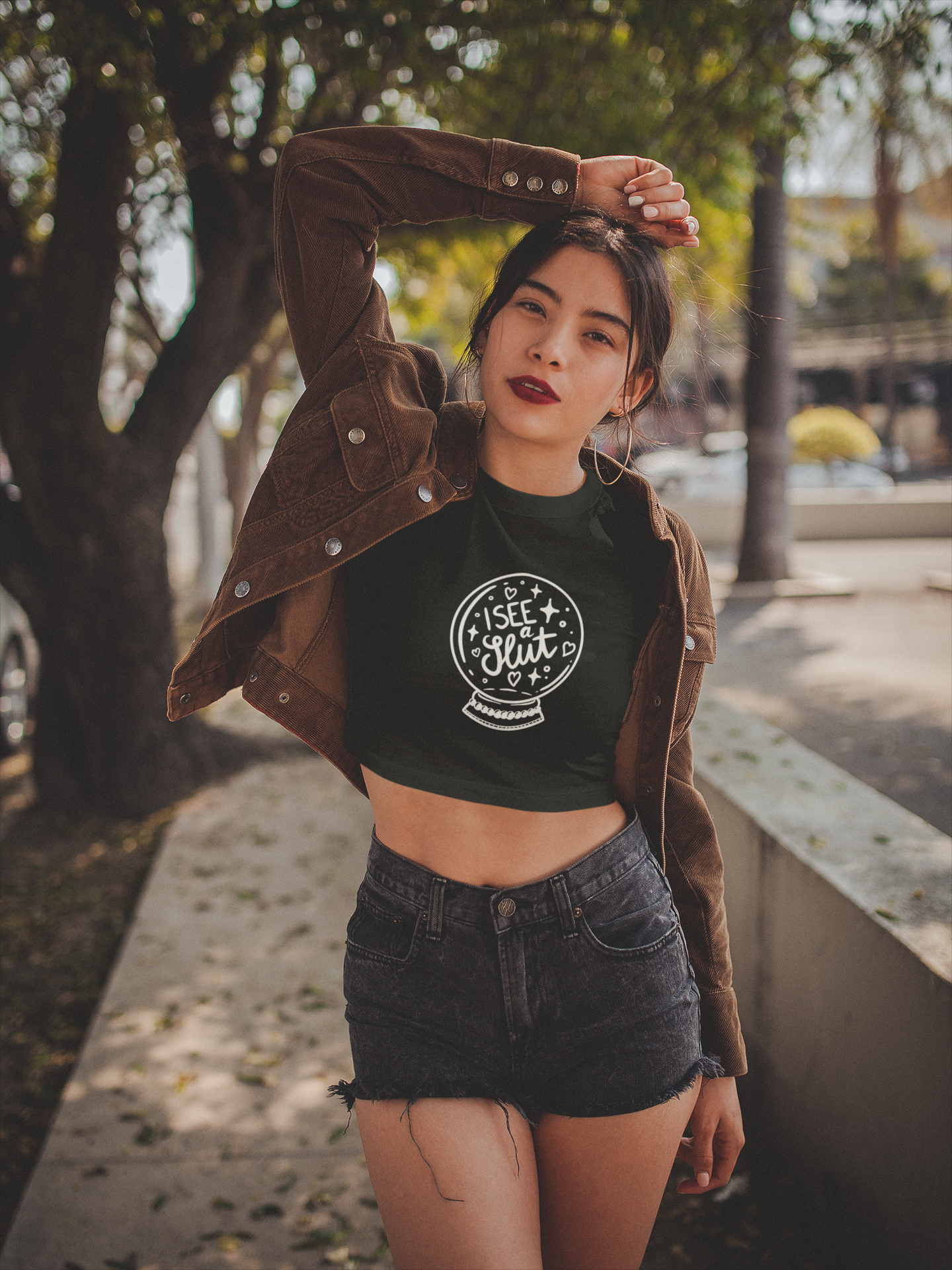 I See a Slut Crop Tee