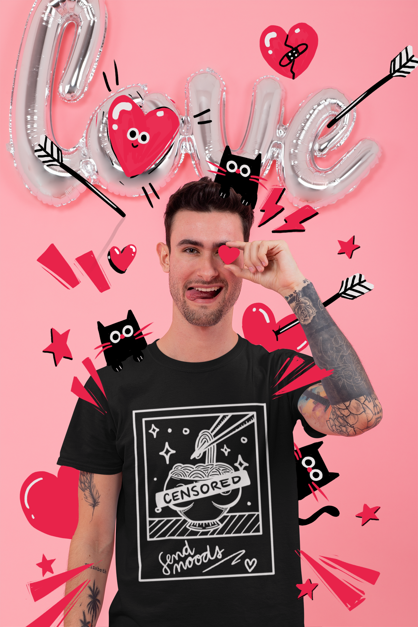 Censored Send Noods Tee