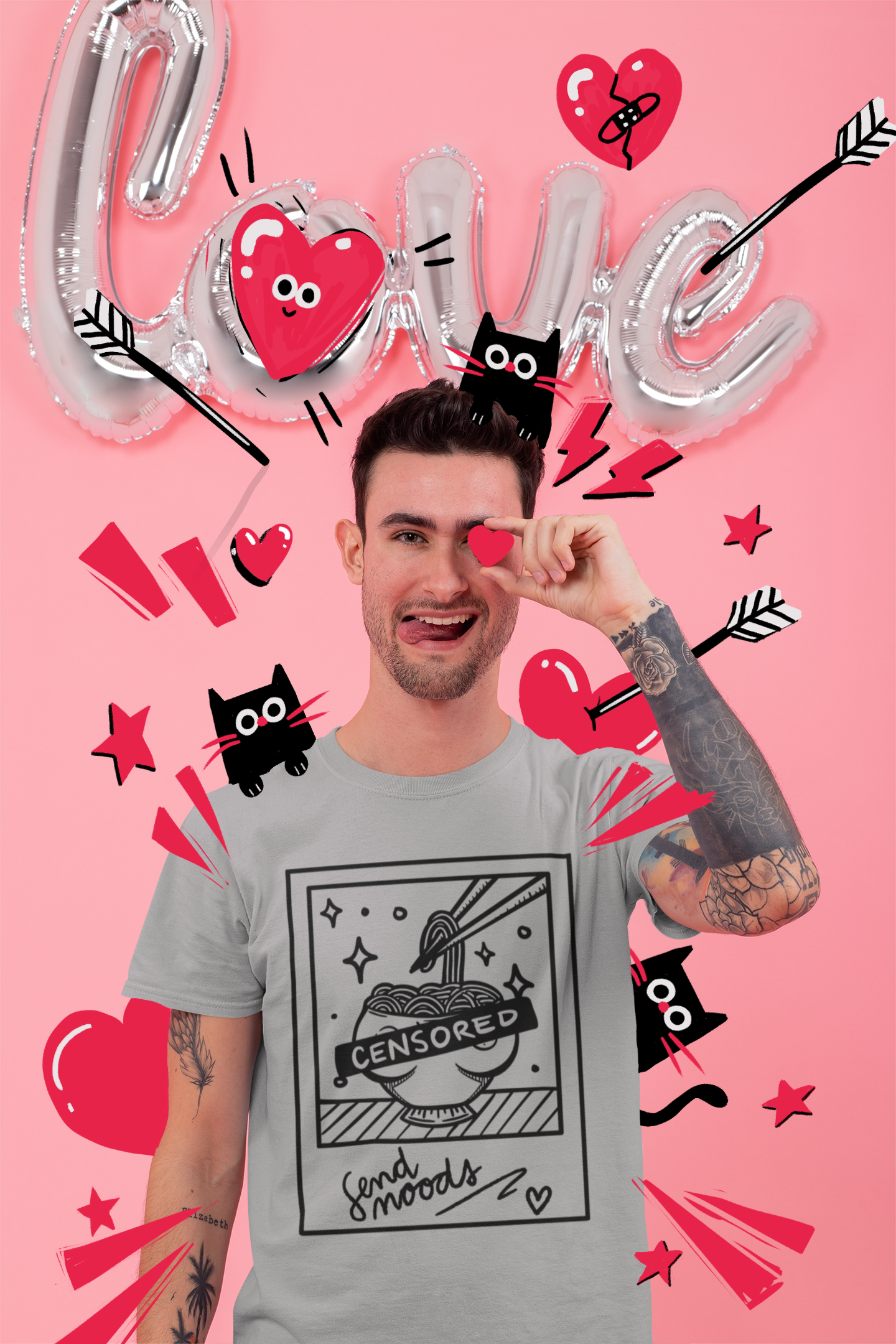 Censored Send Noods Tee