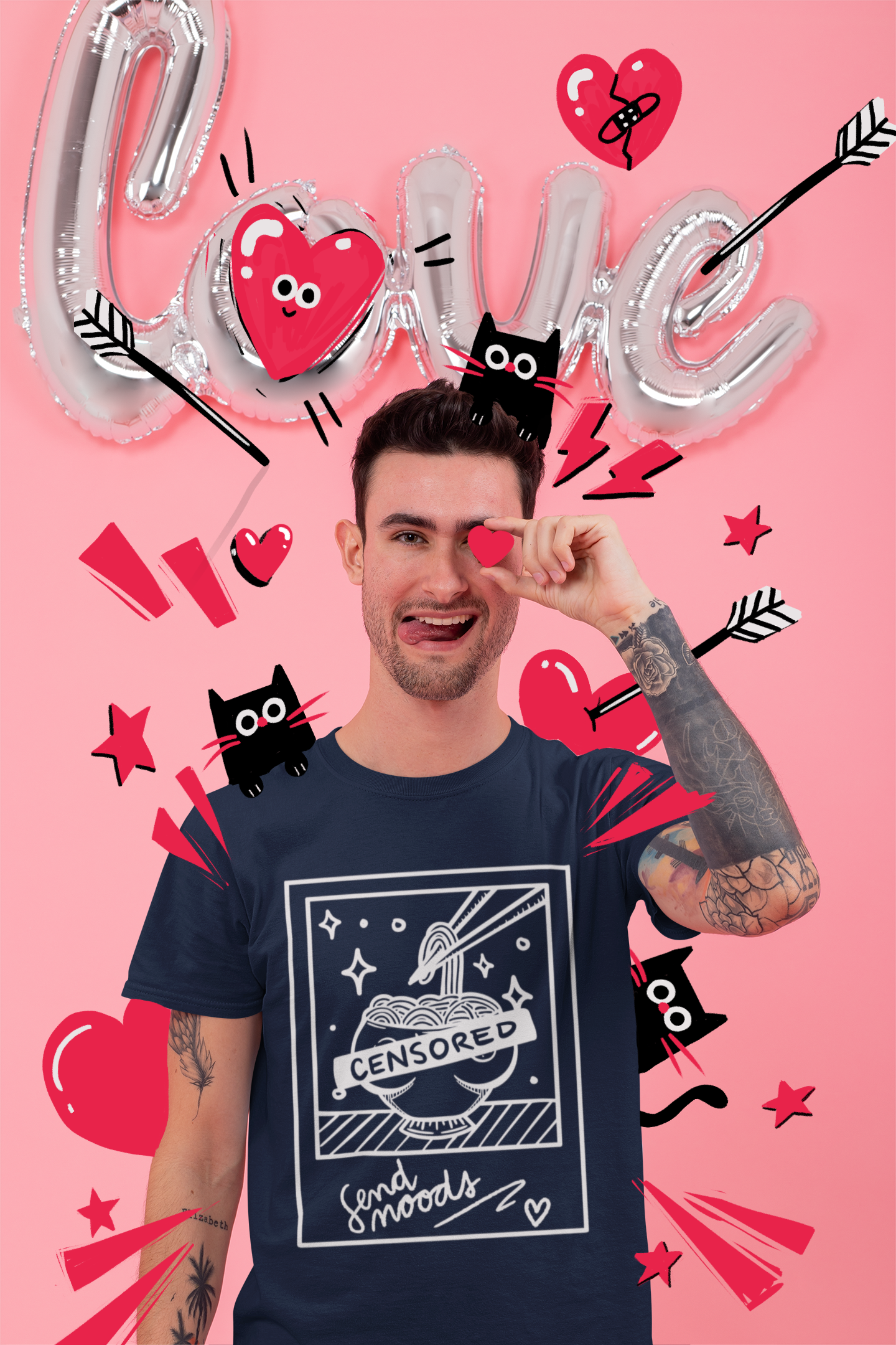 Censored Send Noods Tee