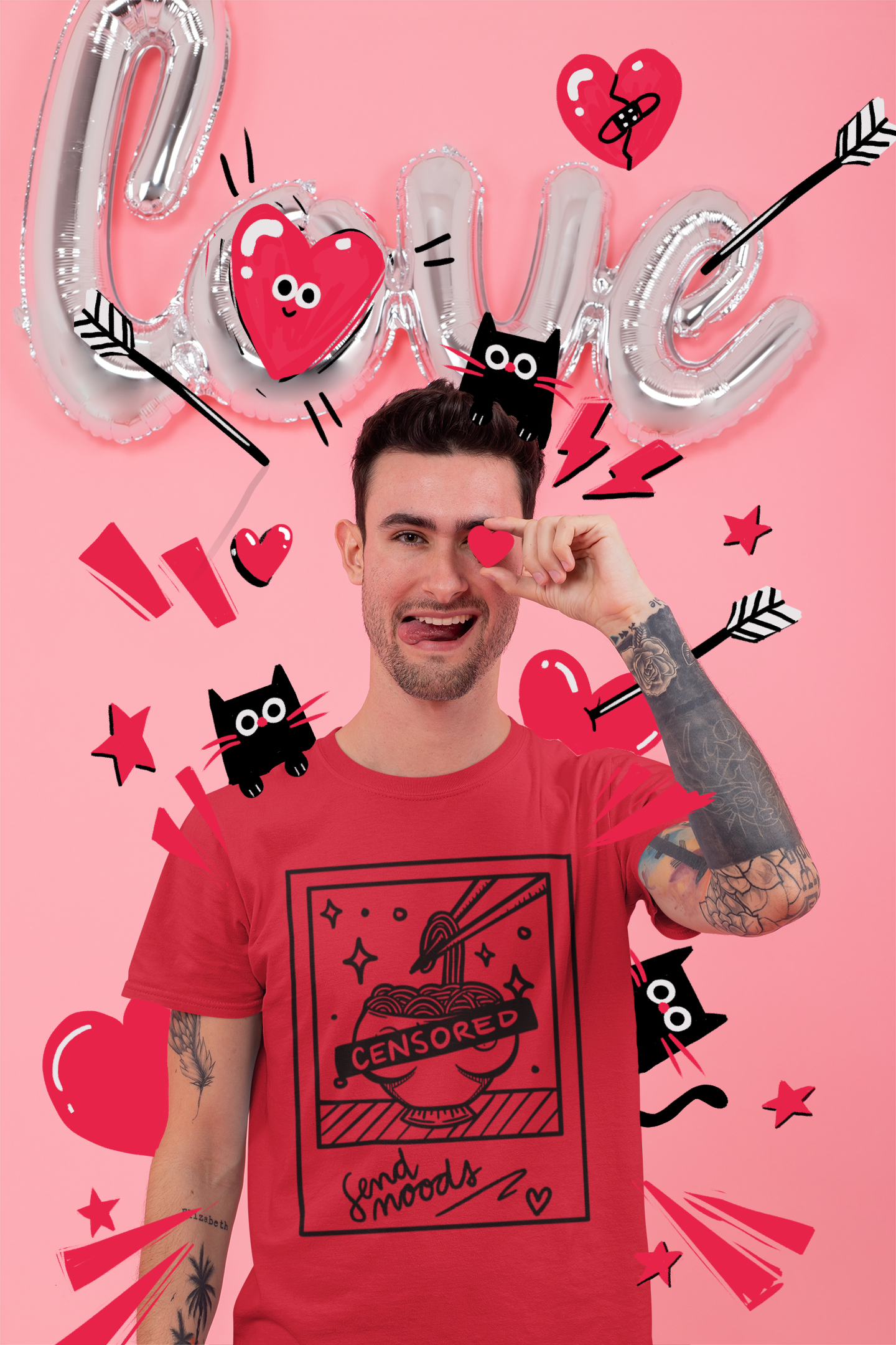 Censored Send Noods Tee