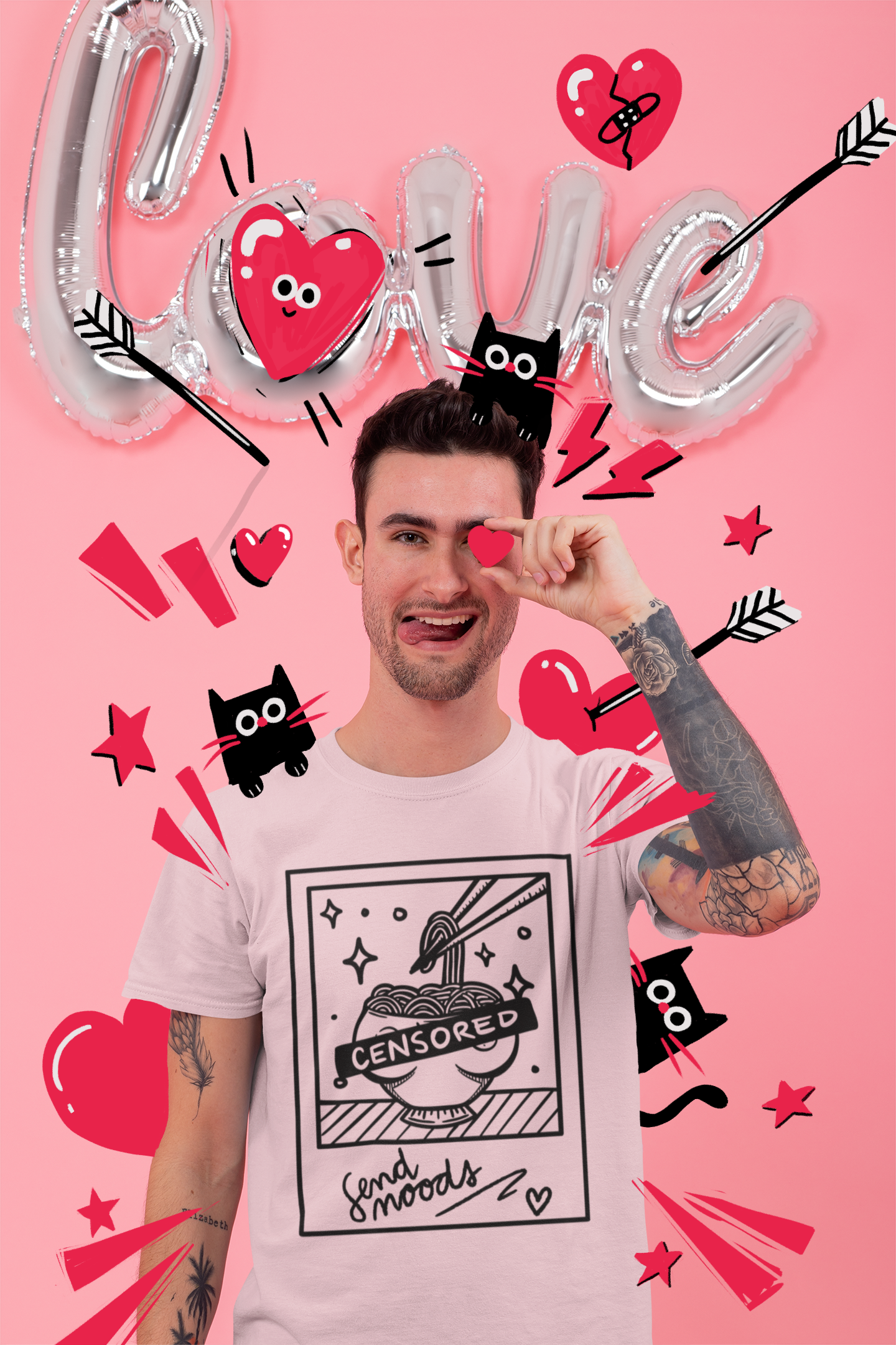 Censored Send Noods Tee
