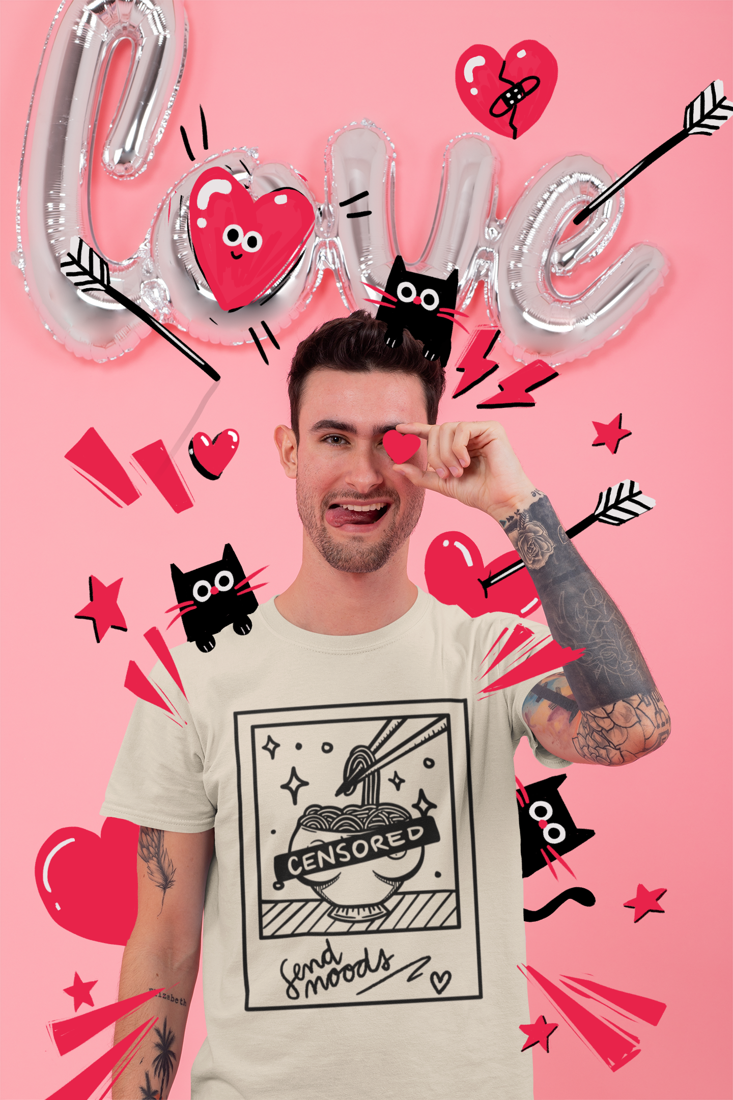 Censored Send Noods Tee