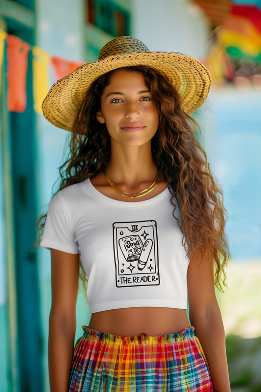 The Reader - Smut Crop Tee