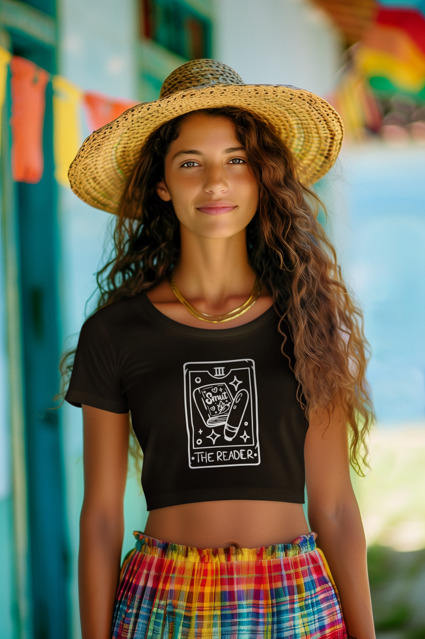 The Reader - Smut Crop Tee