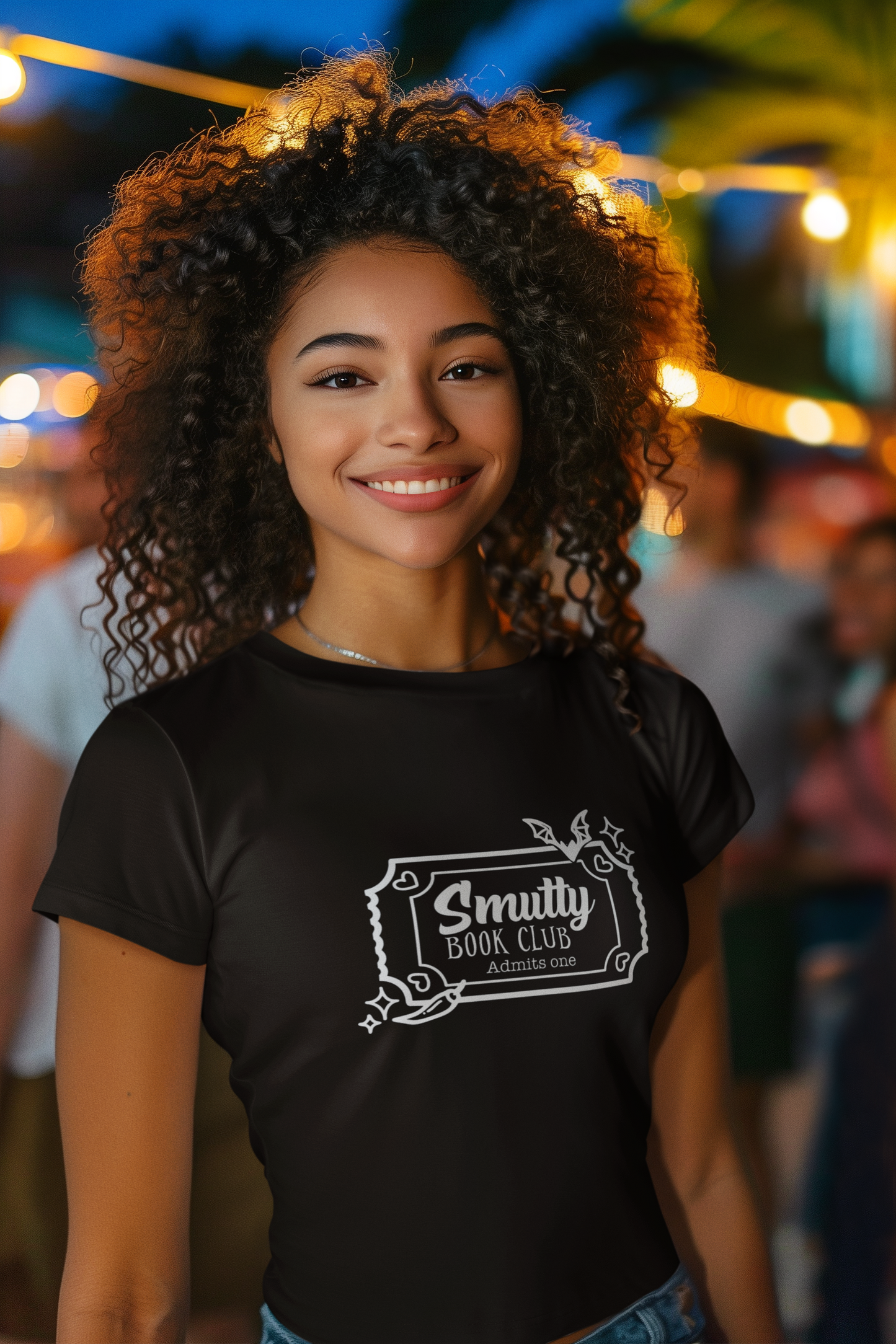 Smutty Book Club Crop Tee