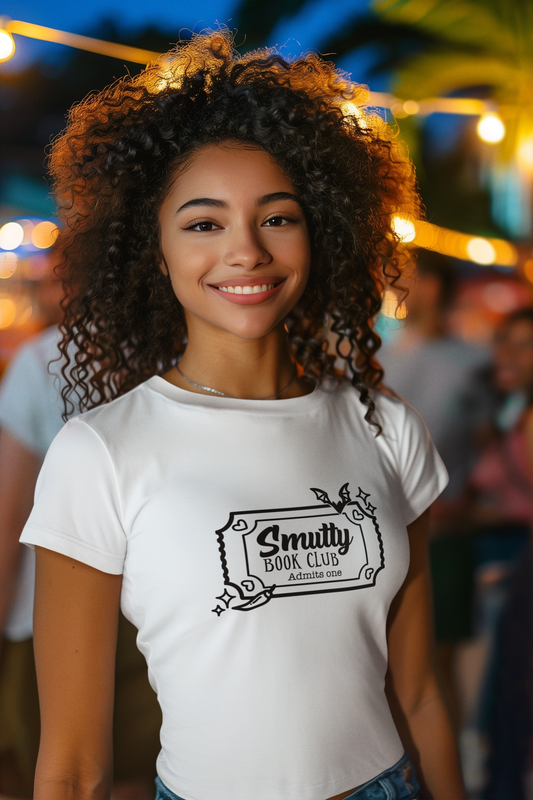 Smutty Book Club Crop Tee