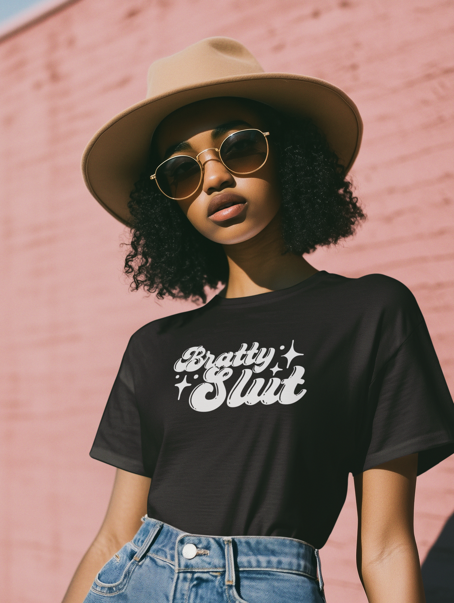 Graphic Tee - Bratty Slut Design