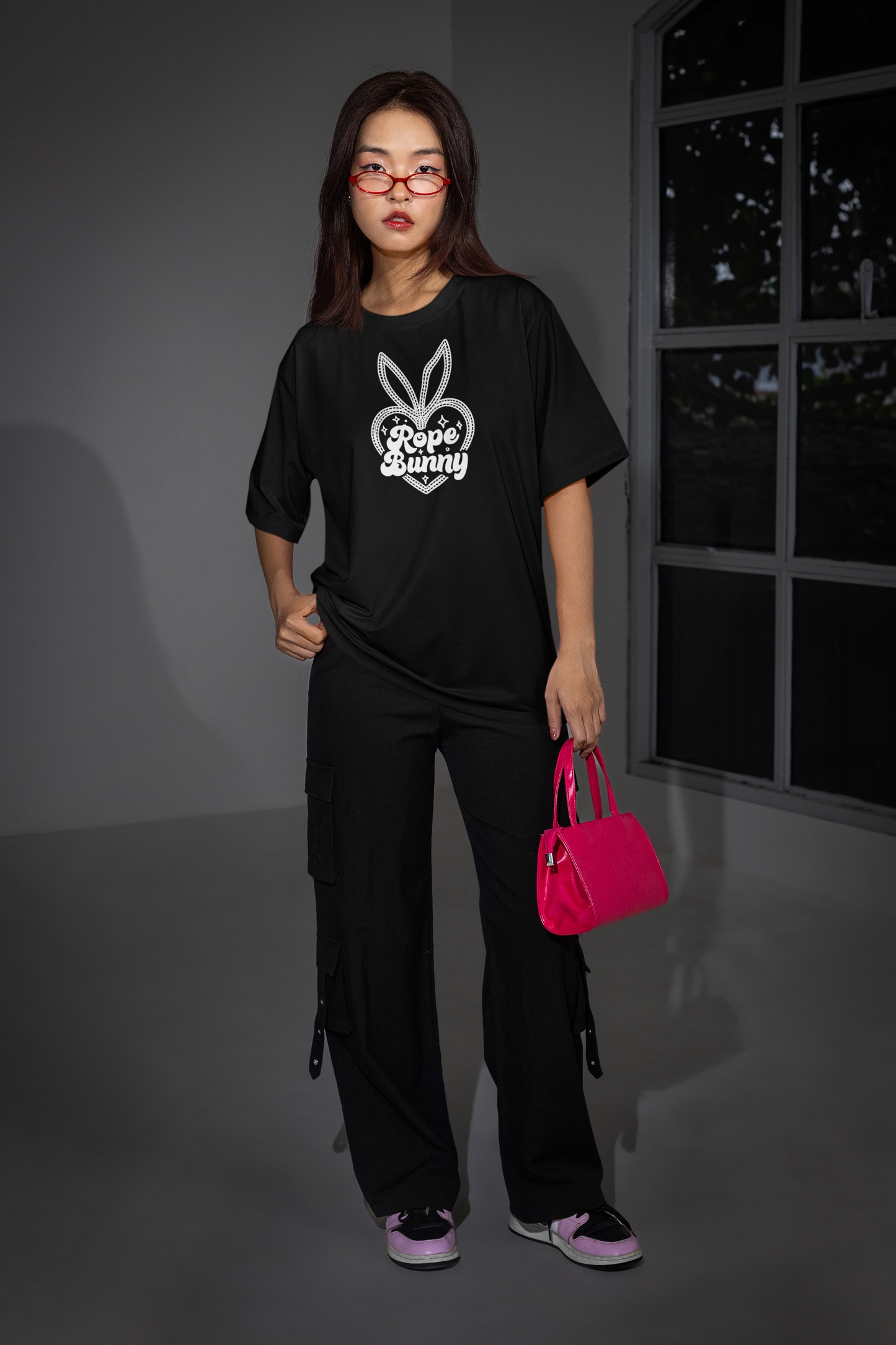 Graphic Tee - Rope Bunny Unisex Heavy Cotton Tee