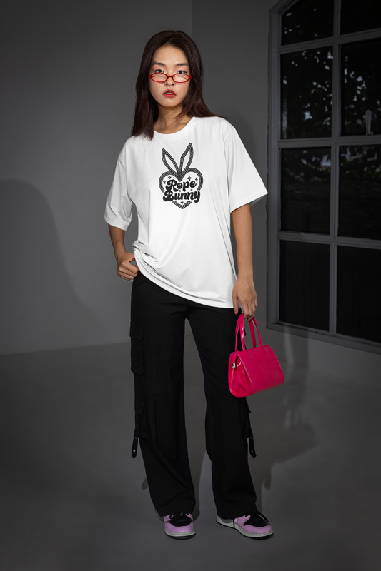 Graphic Tee - Rope Bunny Unisex Heavy Cotton Tee