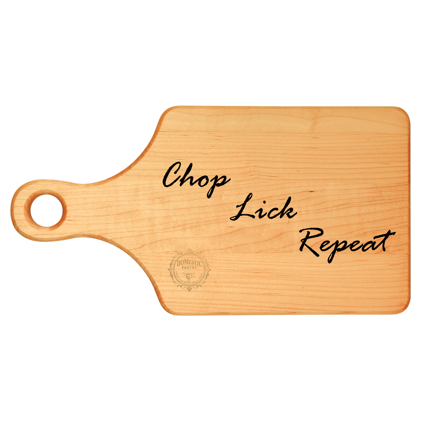 Cutting Board Spank Paddle - Chop, Lick, Repeat