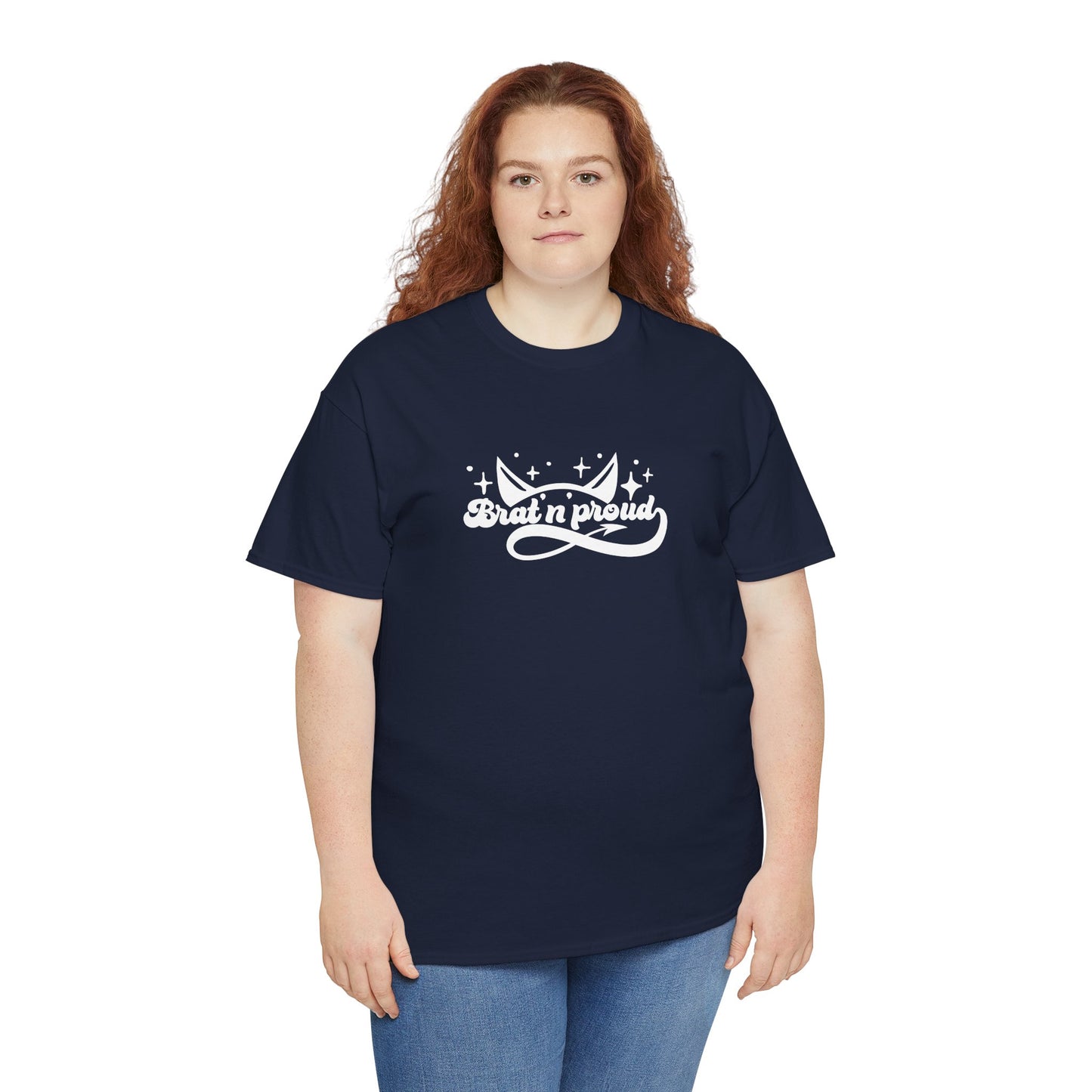 Graphic Tee - Brat n Proud Unisex Heavy Cotton Tee