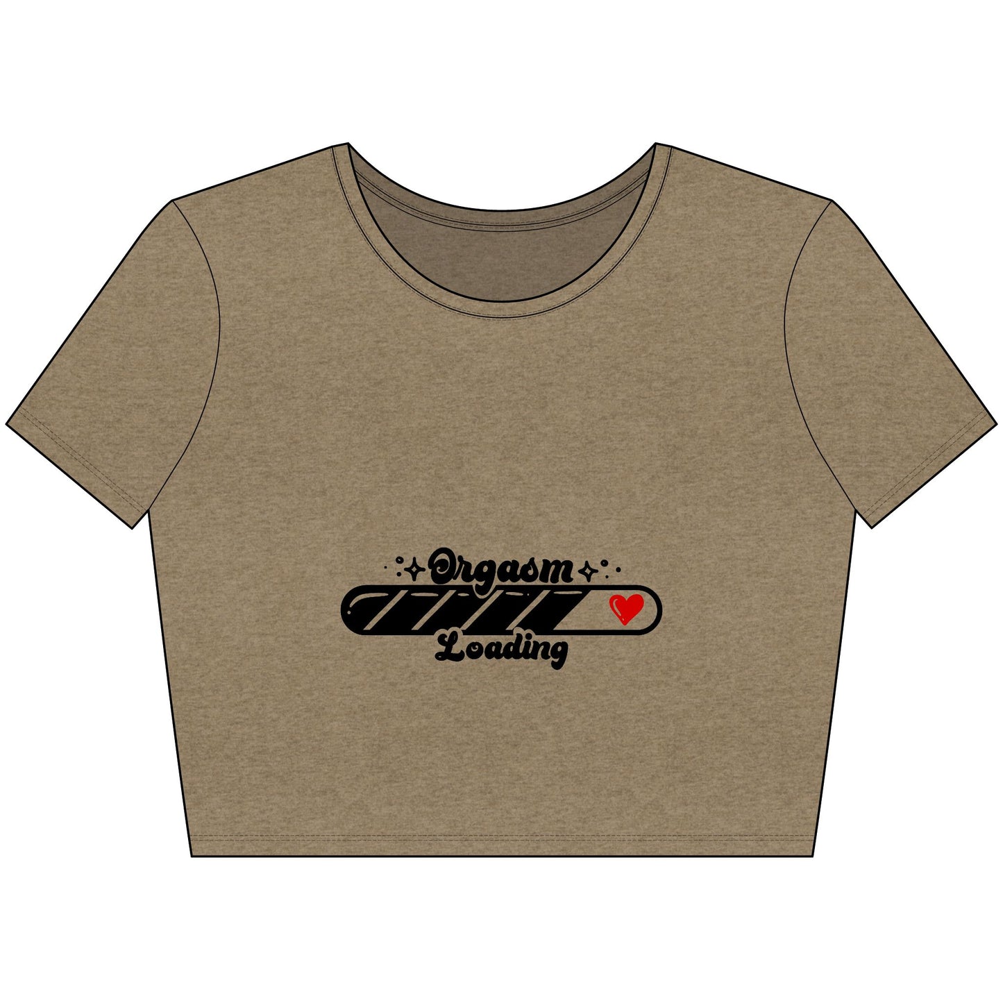 Orgasm Loading Crop Top Tee