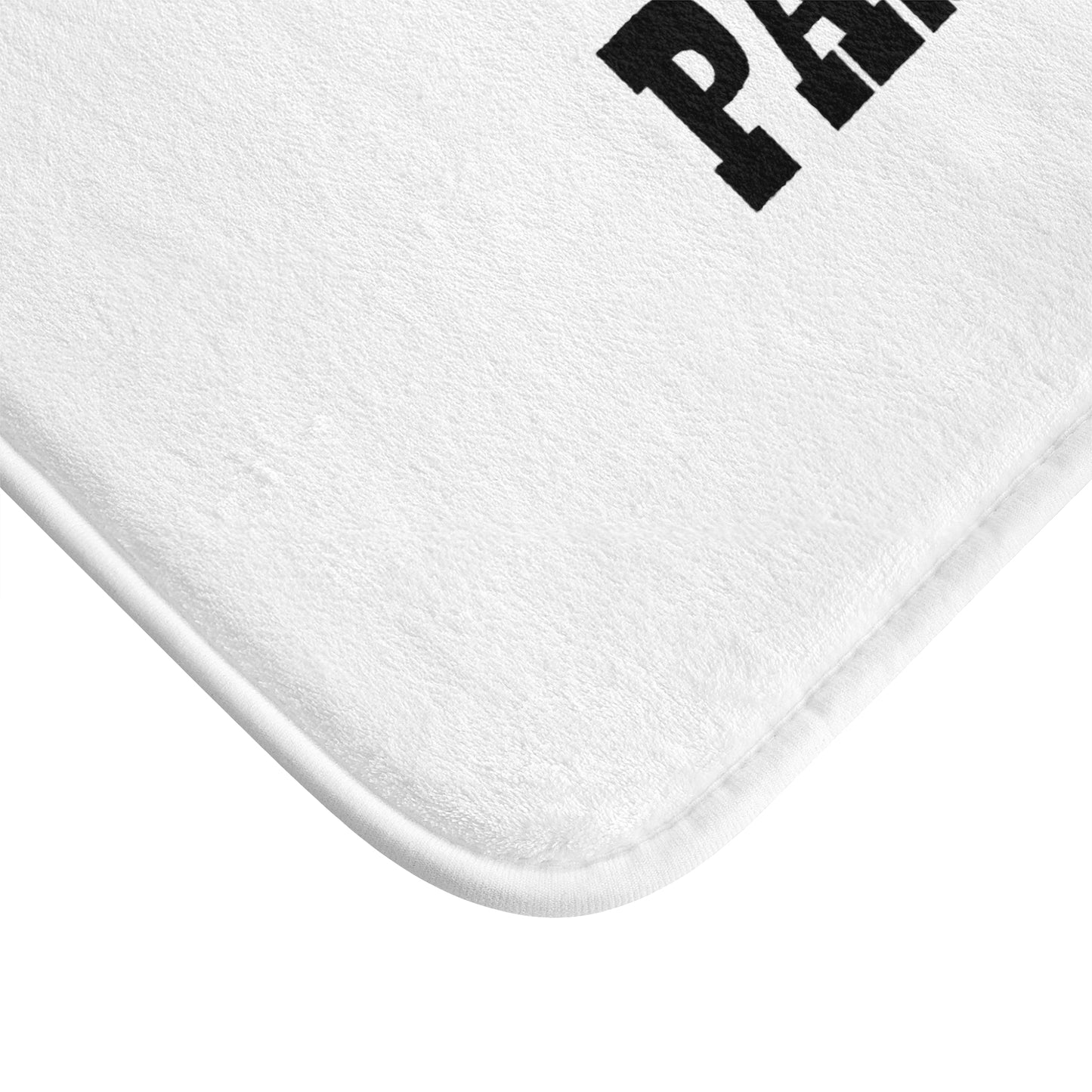 Obey The Rules: No Clothes Past This Mat - Bathroom Comfort Mat