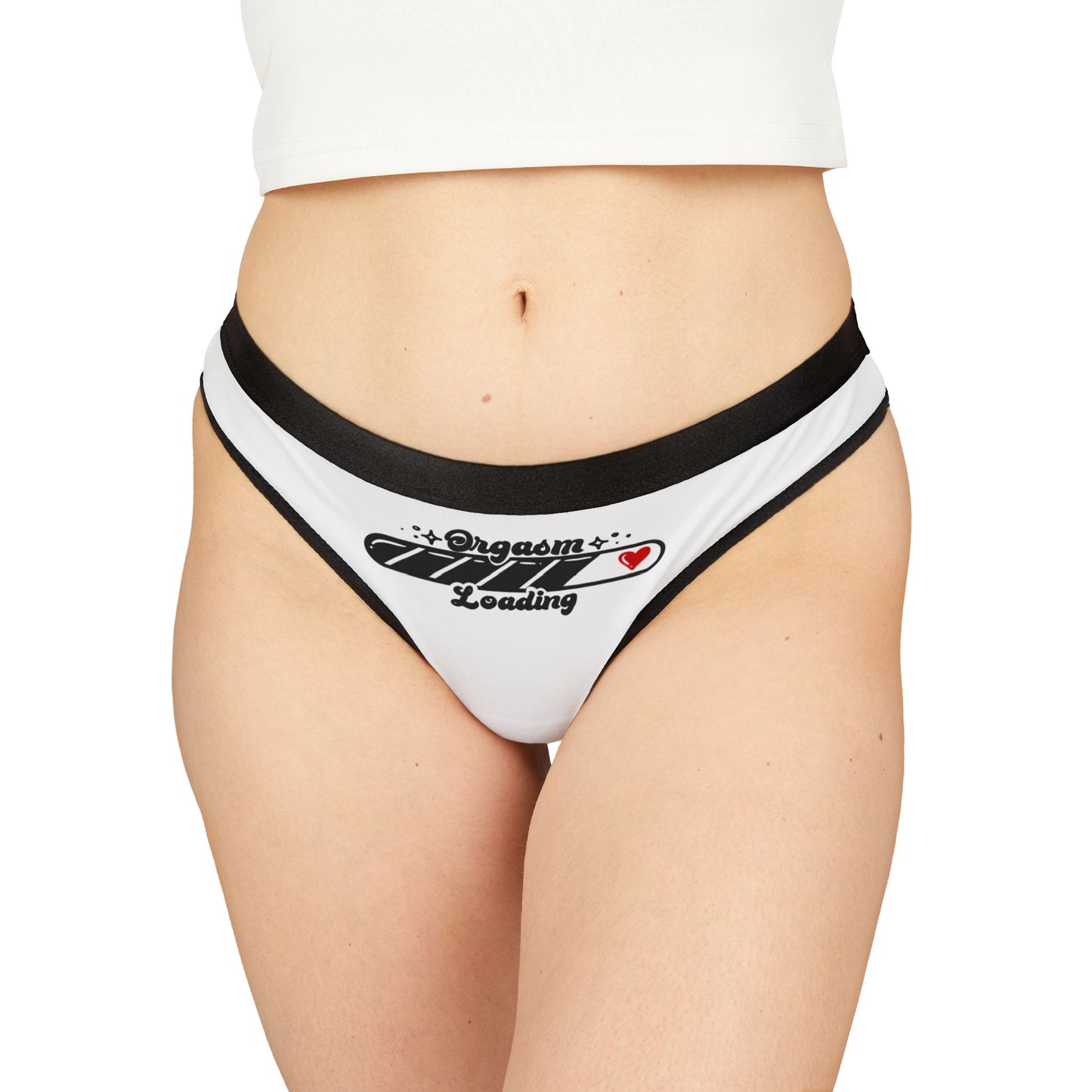 Women’s Thongs - Orgasm Loading - Fun and Cheeky Lingerie for Playful Moments, Perfect Gift for Anniversaries, Honeymoons, Holidays, [...]