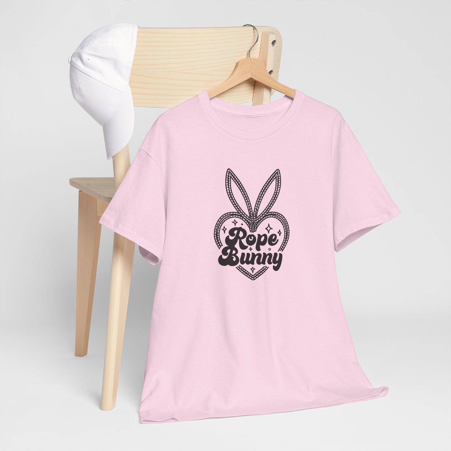Graphic Tee - Rope Bunny Unisex Heavy Cotton Tee