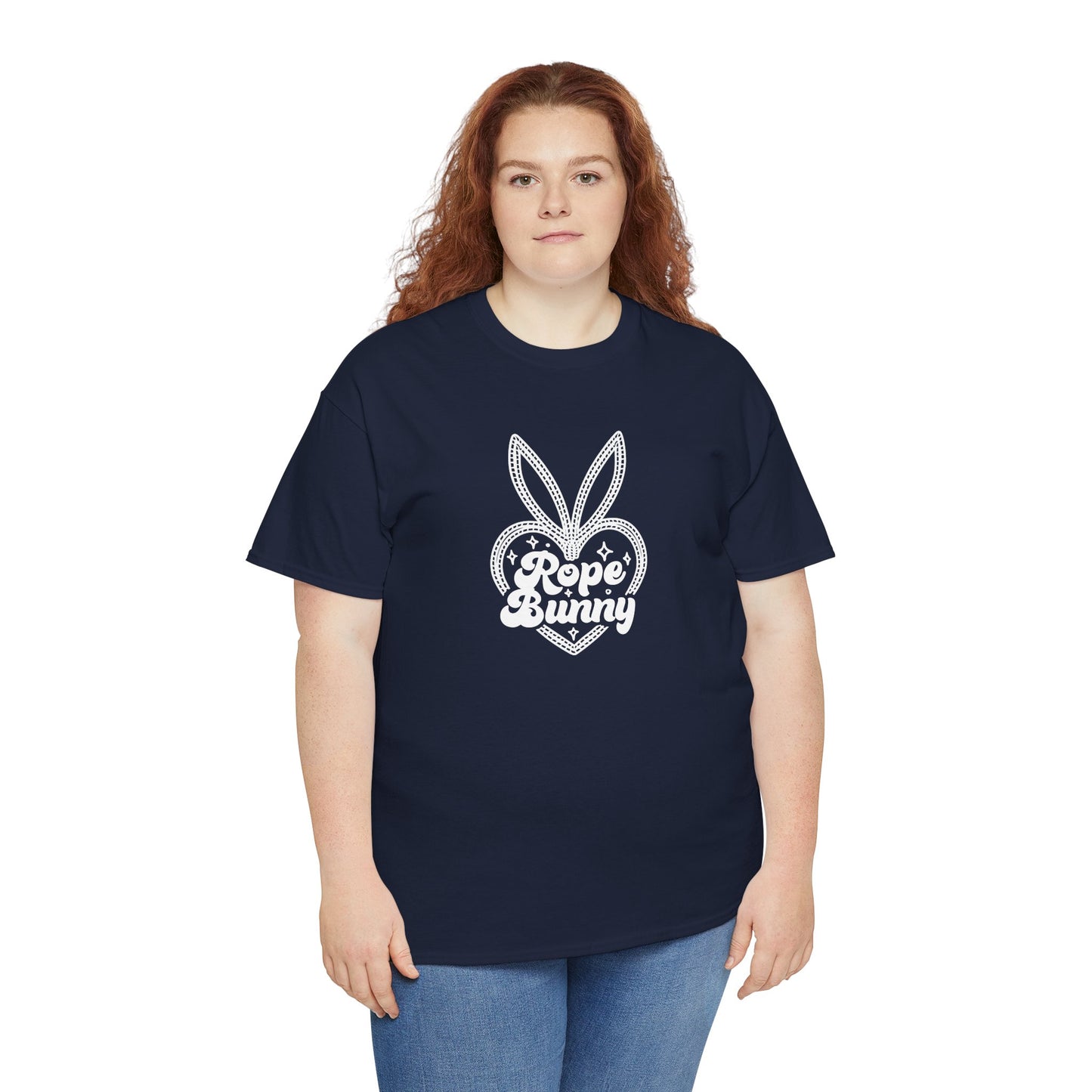 Graphic Tee - Rope Bunny Unisex Heavy Cotton Tee