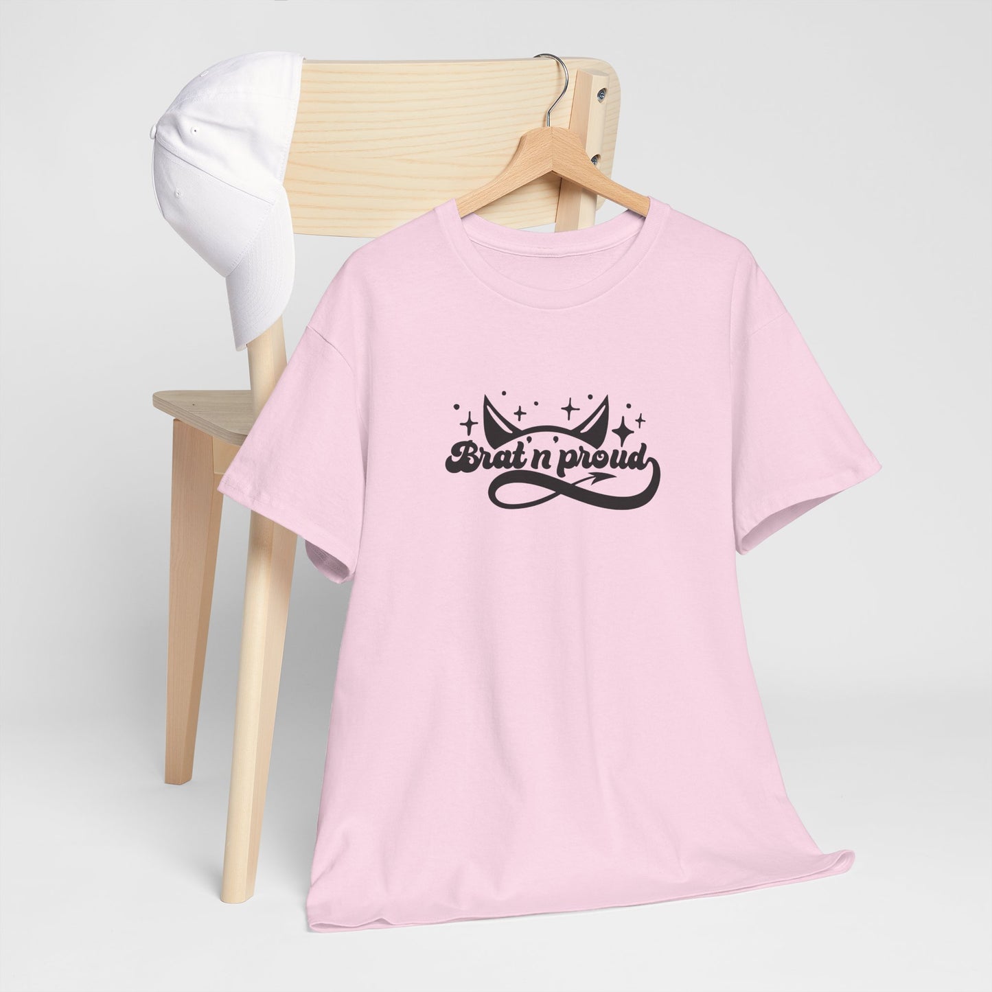 Graphic Tee - Brat n Proud Unisex Heavy Cotton Tee