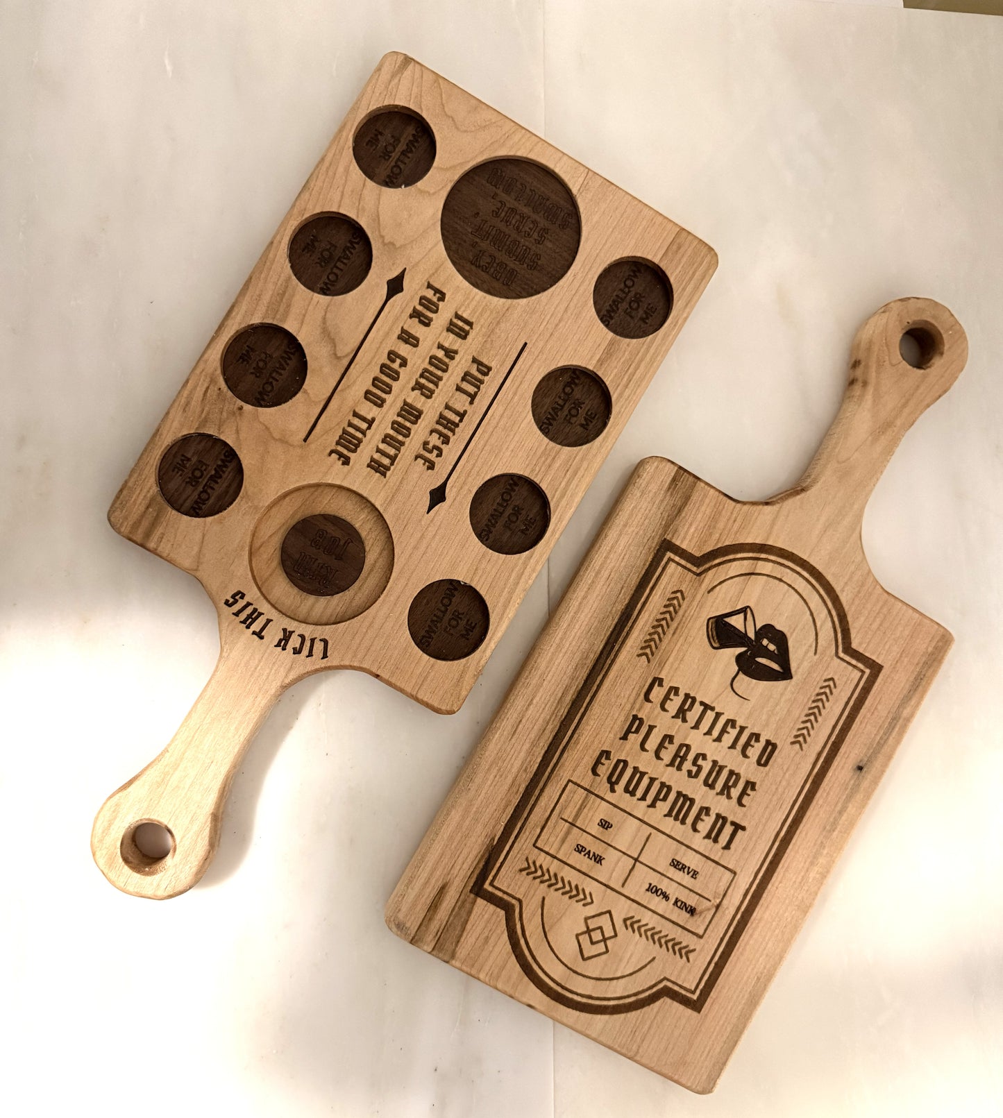 Certified Pleasure Shot Board