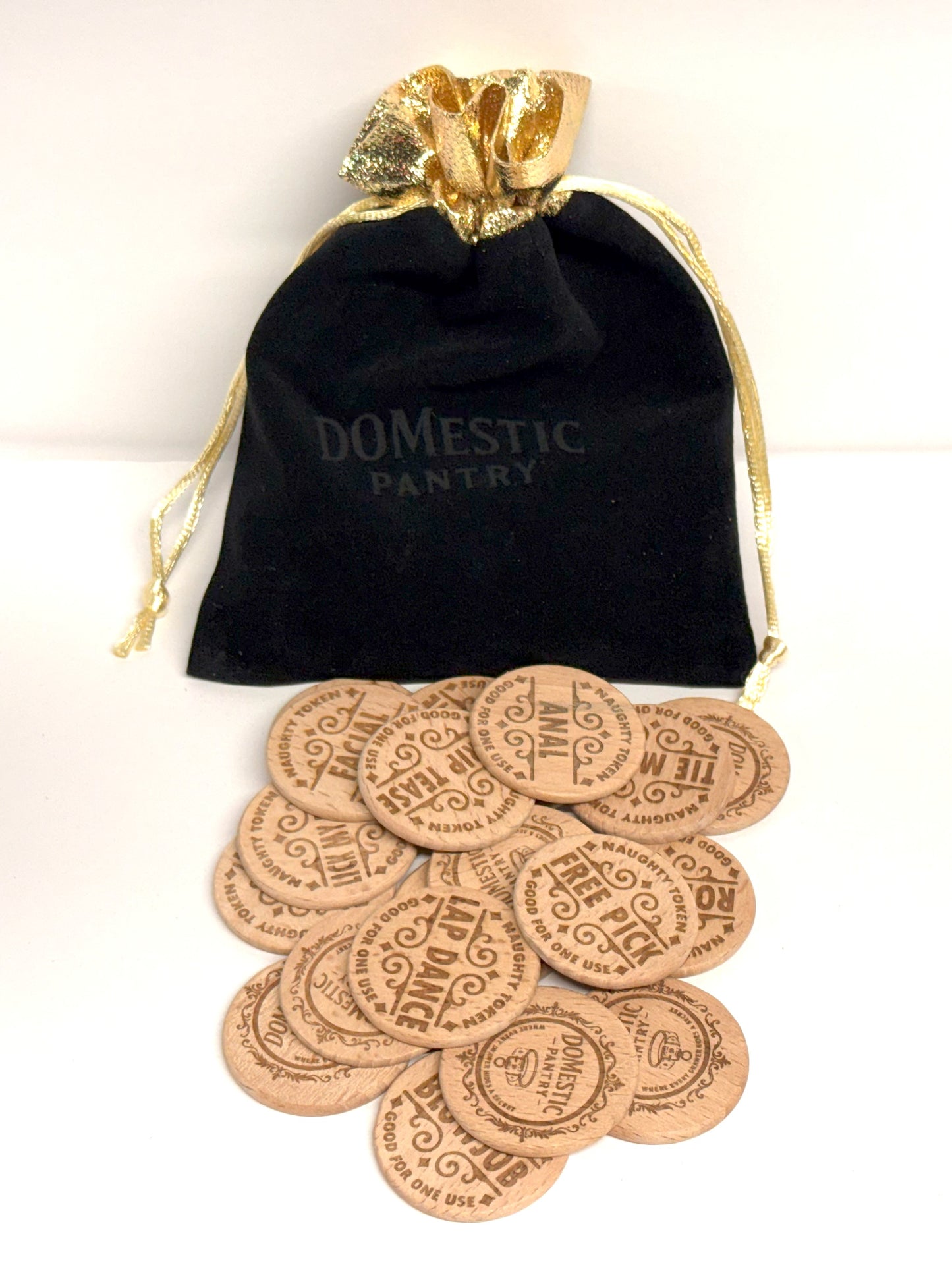 Naughty Tokens Game - 20 Tokens Pack